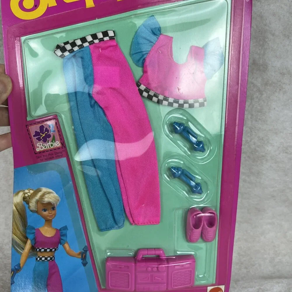 NIP MATTEL‎ Barbie 1992 Skipper Trendy Teen Work Out Set Clothes #663